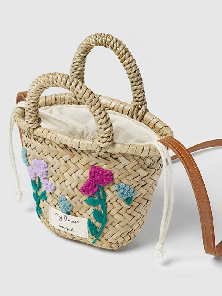 ZARA mini basket messenger bag