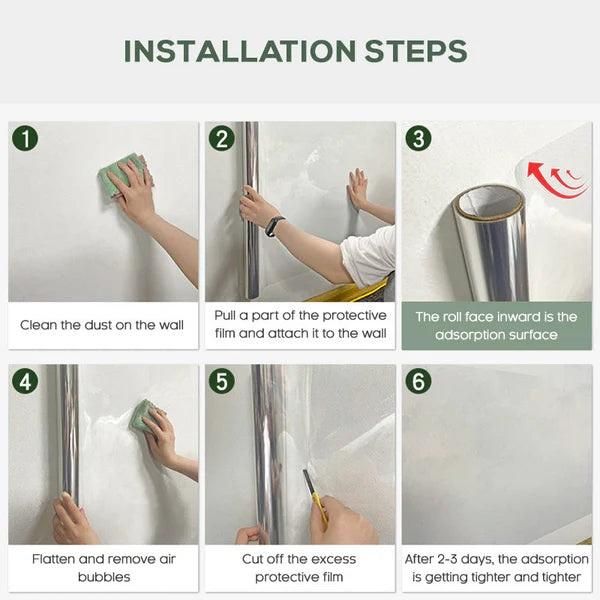 Self- Adhesive Transparent Electrostatic Wall Protection Film