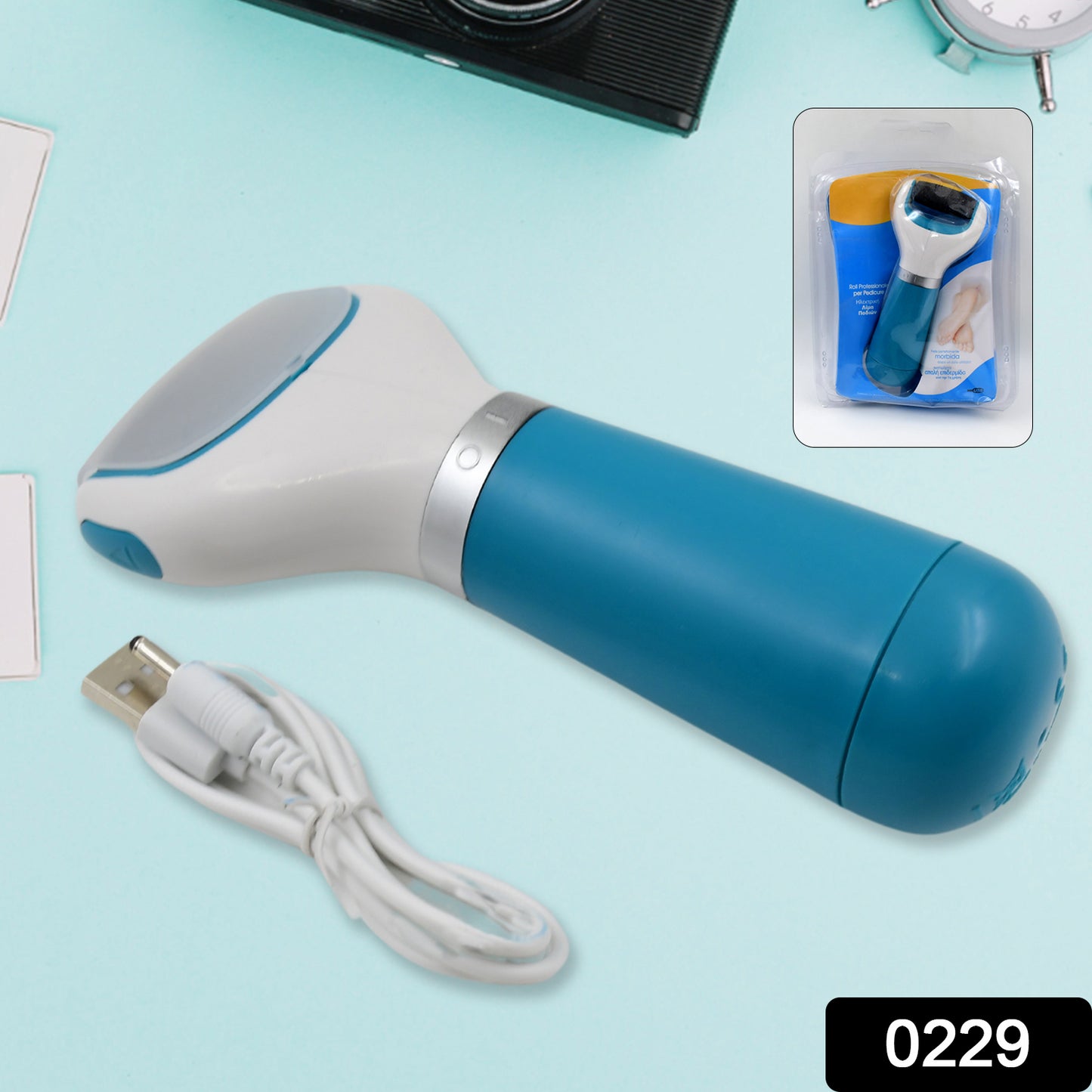 Electronic Dry Foot File Callous Remover For Feet Electric Foot With Roller Hard And Dead Skin- Regular Coarse Baby Smooth Feet In Minutes. For In Home Pedicure Foot Care Battery Powered Usb (Battery Not Included)