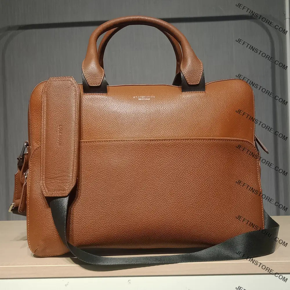 Cole haan men's leather bag best sale