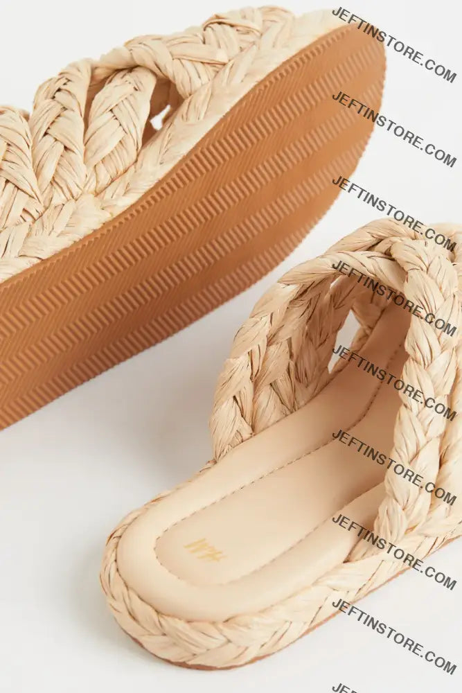 H&M Women’s Braided Slides (Size 37)