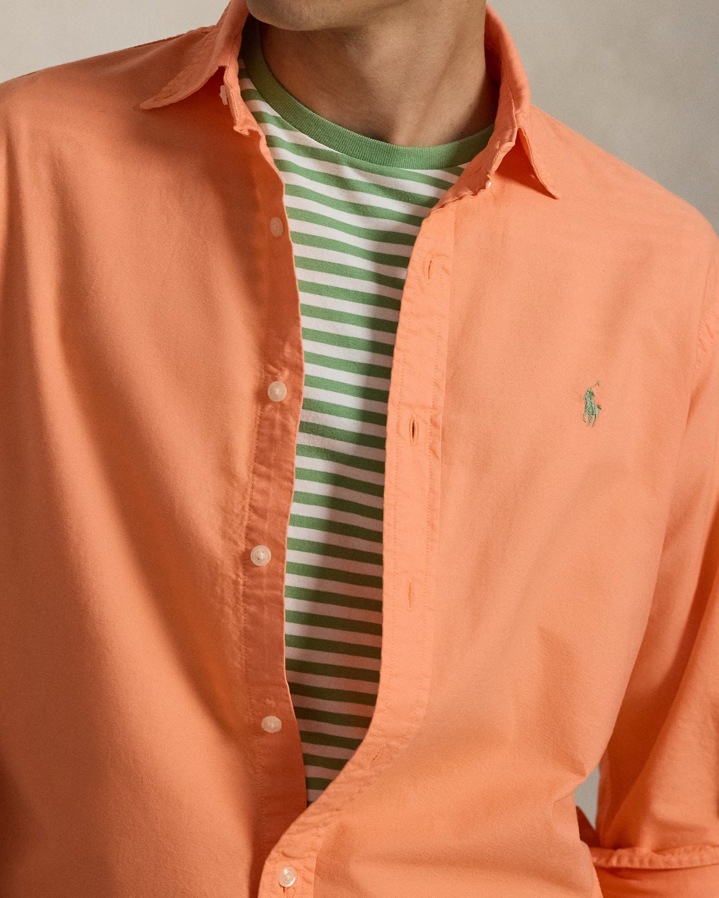 Ralph Lauren Custom Fit Garment-Dyed Oxford Shirt