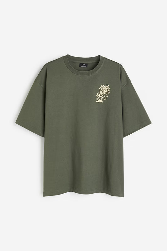 H&M Oversized Fit Printed T-shirt