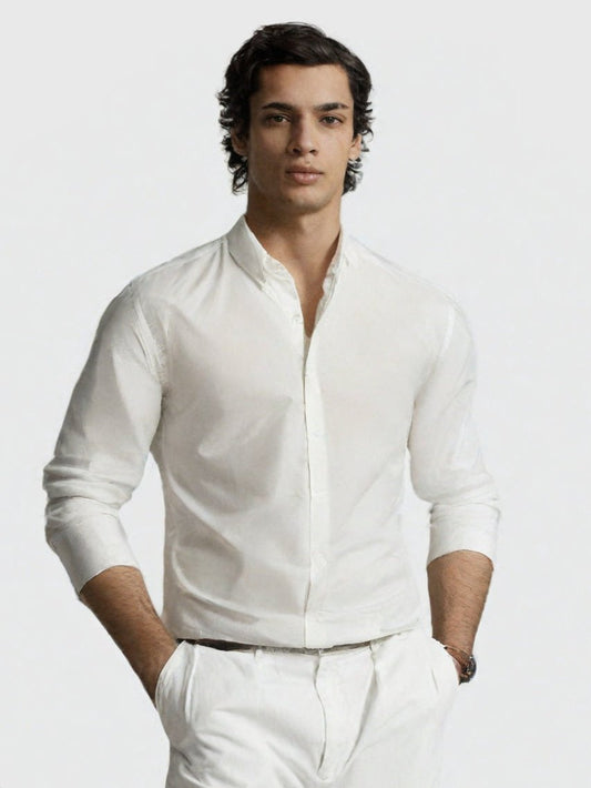 Selected Hommie Men's White Formal shirt