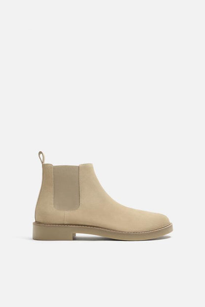 ZARA LEATHER CHELSEA BOOTS