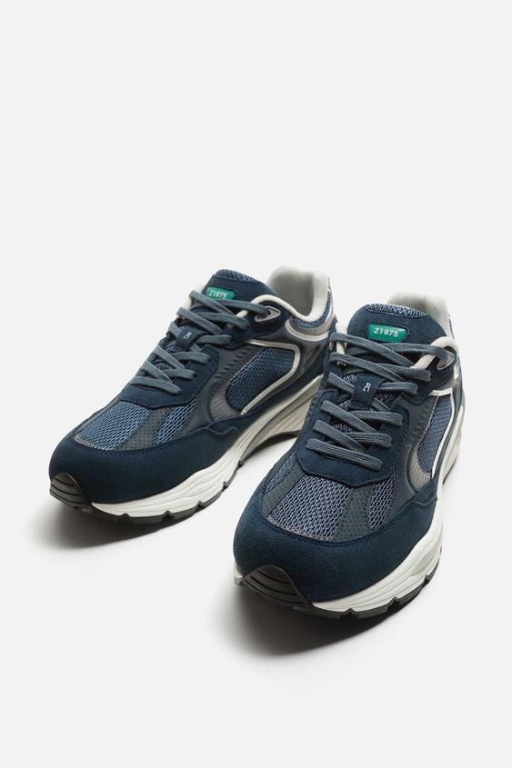 ZARA RETRO TRAINERS UK8