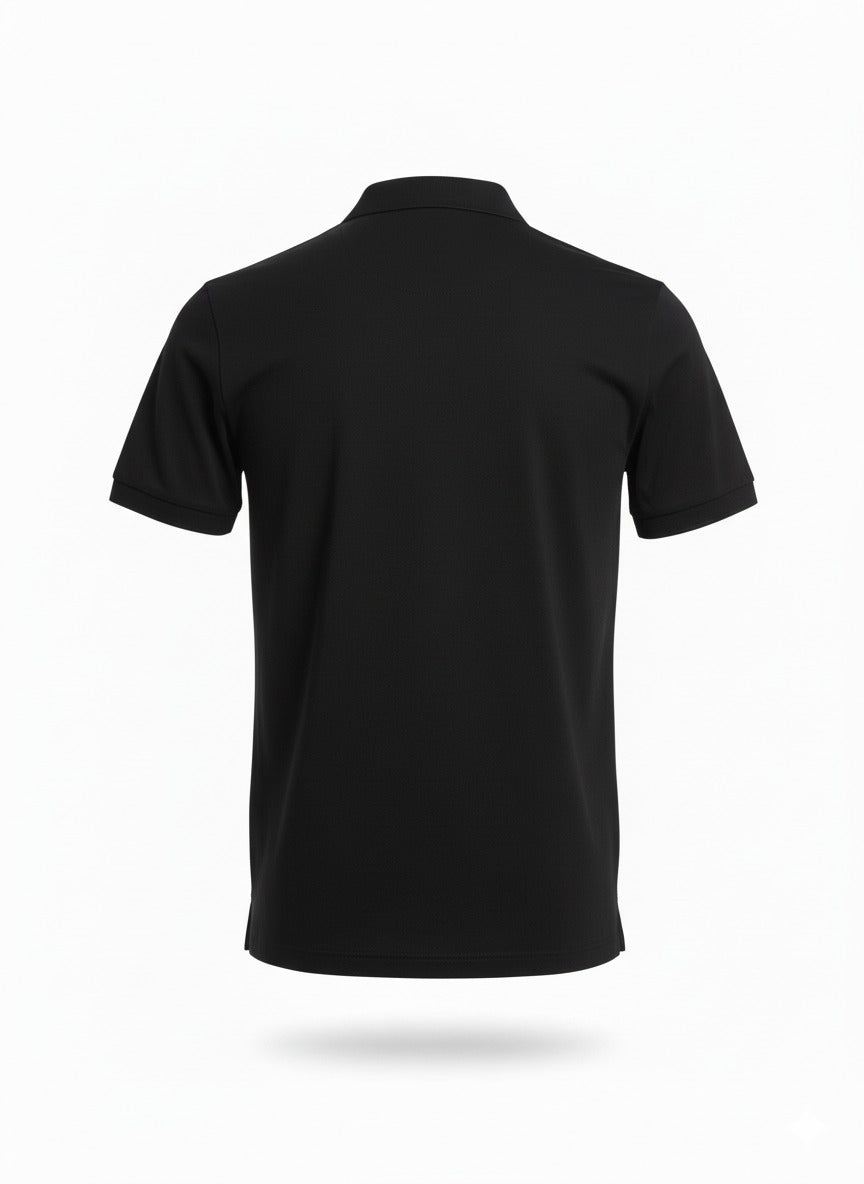 Michael Kors Mens Cotton Blend Piqué Zip-Up Polo Shirt