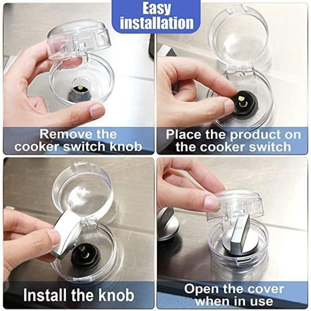 Gas Stove Knob Cover Pack of 4