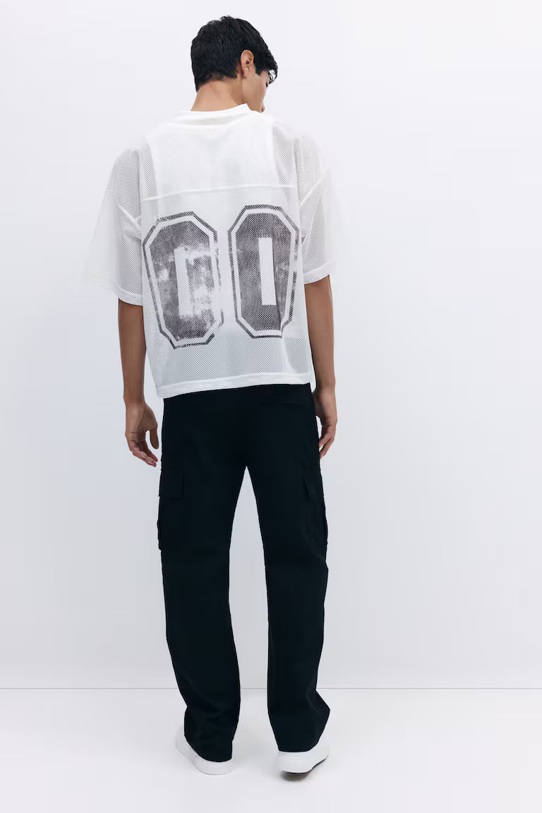 H&M Loose Fit Black Cargo trousers