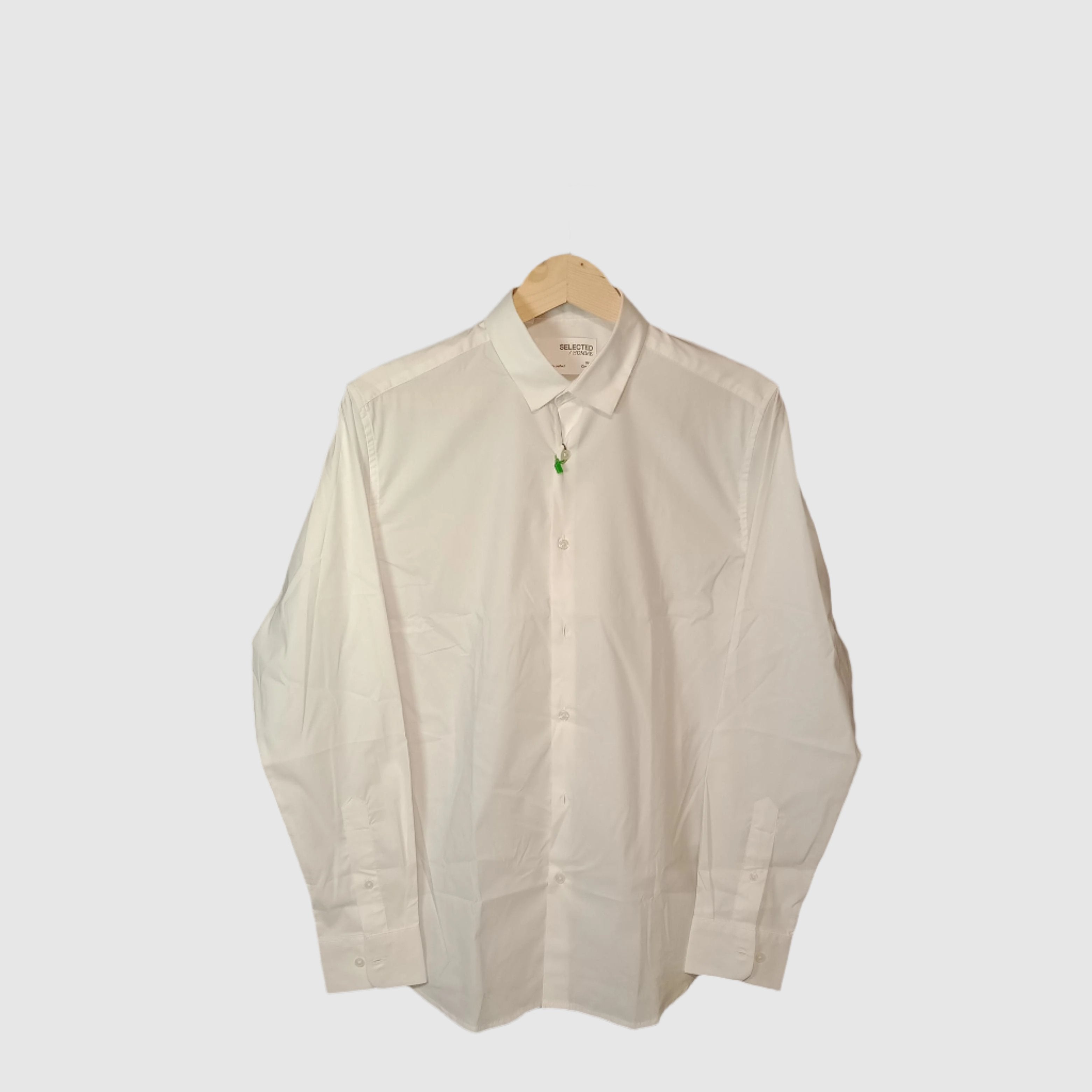 Selected Hommie Men's White Formal shirt