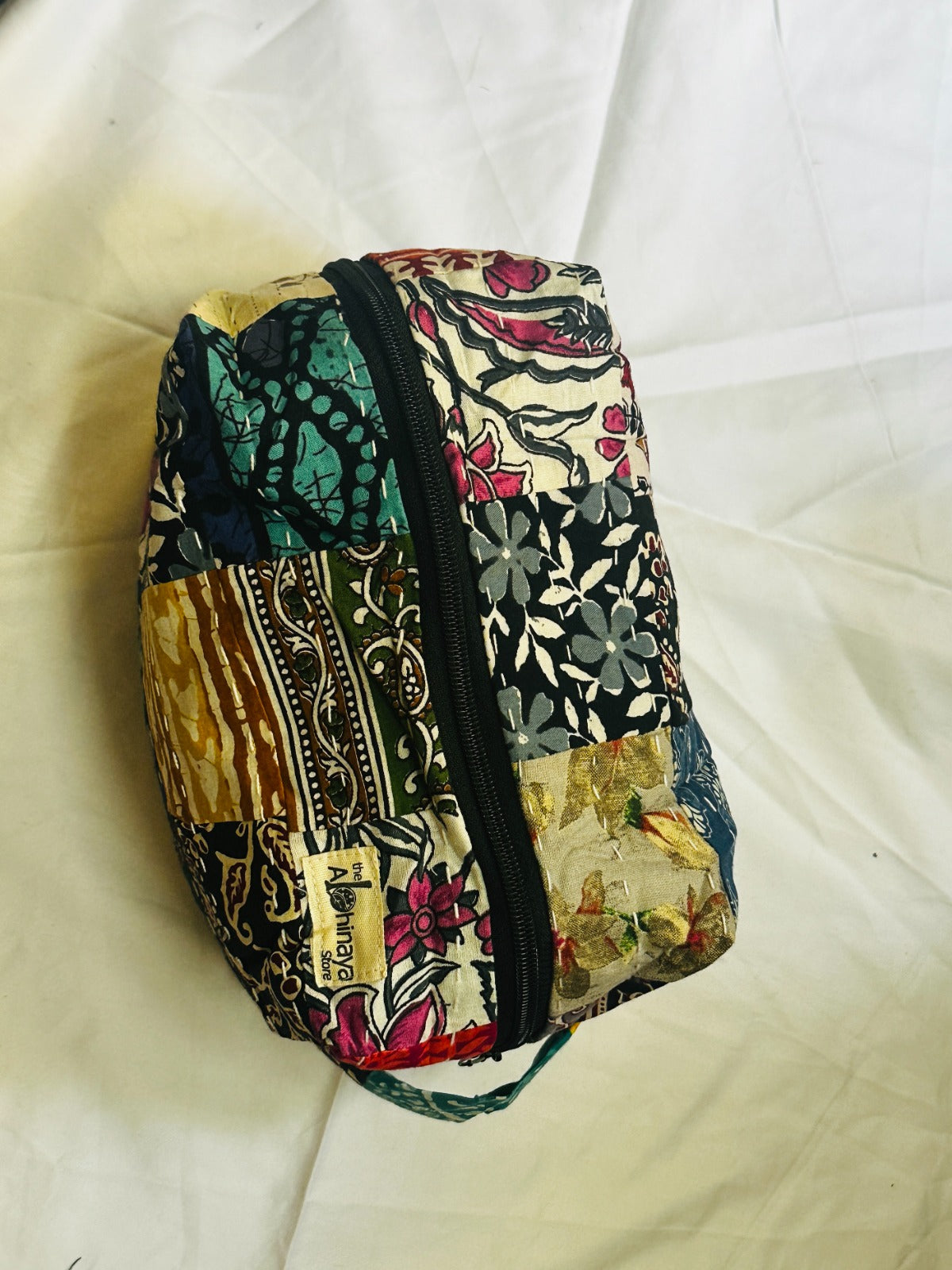 Handmade Travel Essentials Pouch – Limited Edition | Eco-Friendly Fabric