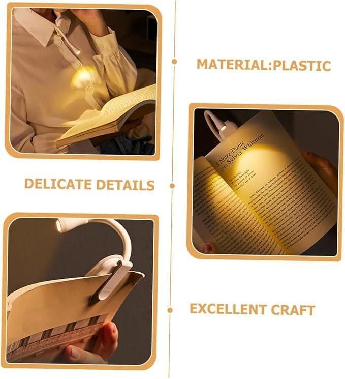 Book Light for Night Readingin Bed with Clip on Portable LED Light