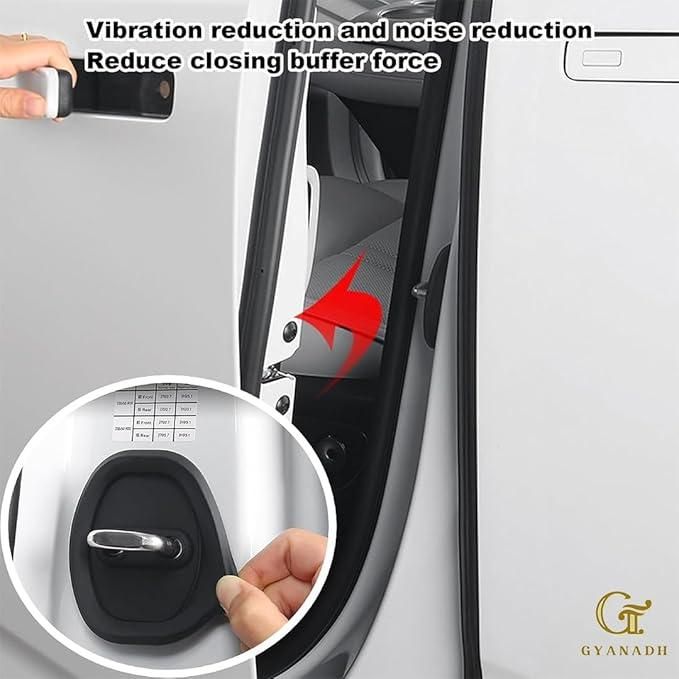 Car Door lock Protector Cover (4pc-Pack of 1)