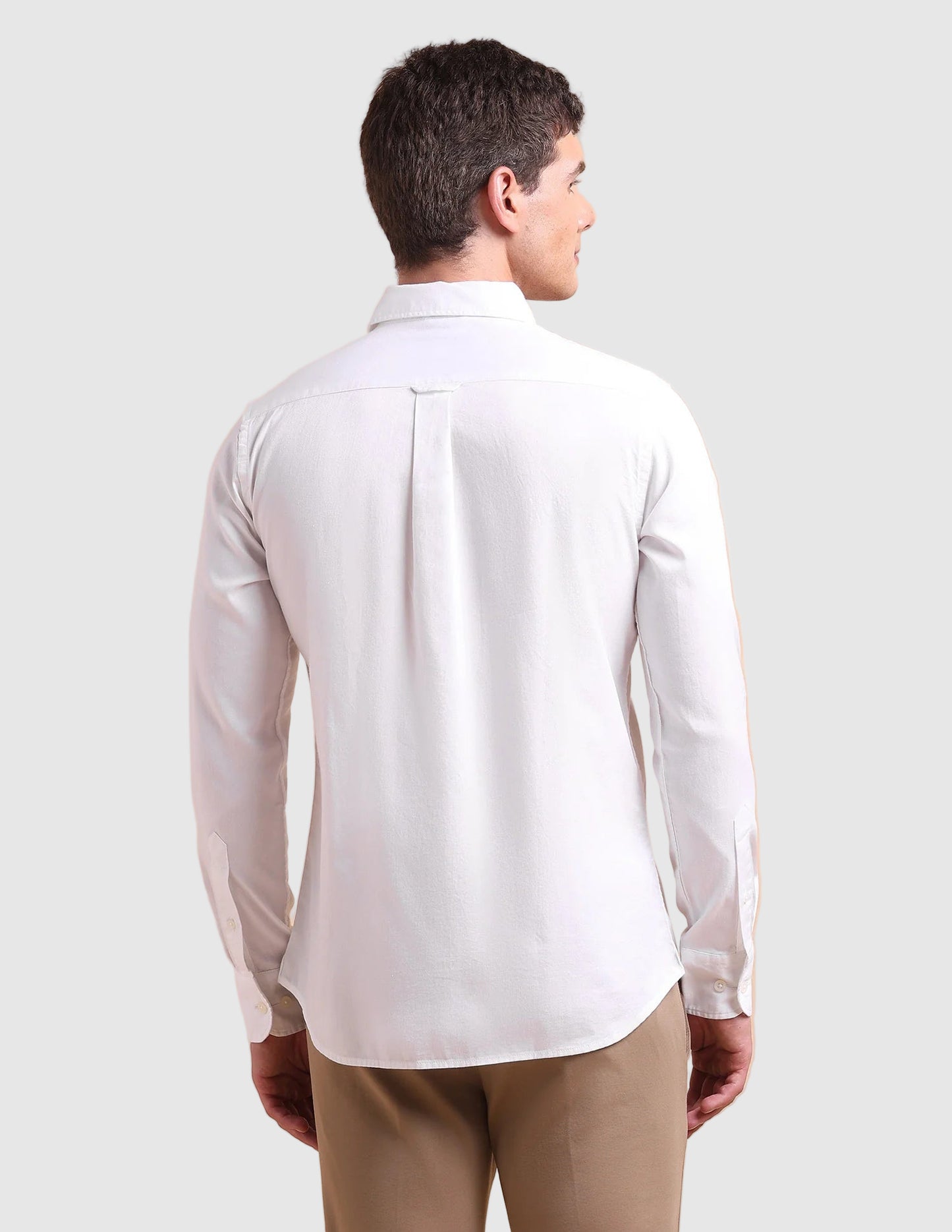 U.S Polo ASSN. White Tailored Fit Button Down Shirt