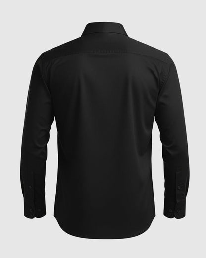 U.S Polo ASSN. Black Twill Cotton Shirt
