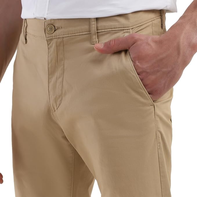 H&M men's slim fit cotton chinos
