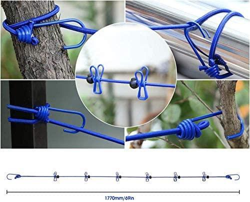 Ravel Clothesline, Portable, Retractable and Adjustable Camping