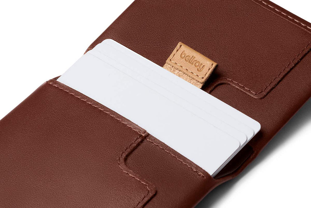Bellroy Leather Slim Sleeve Wallet - Cocoa Java