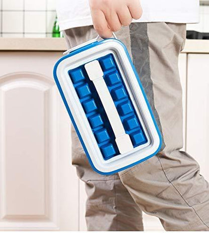 Folding Curling Ice Tray Molds Bar Maker Bag