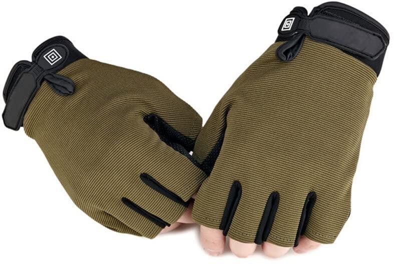 Anti-Slip Breathable Bike Sports Gym & Fitness Gloves (Green)