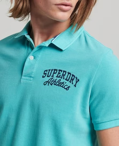 SUPERDRY VINTAGE SUPERSTATE MEN'S BLUE POLO