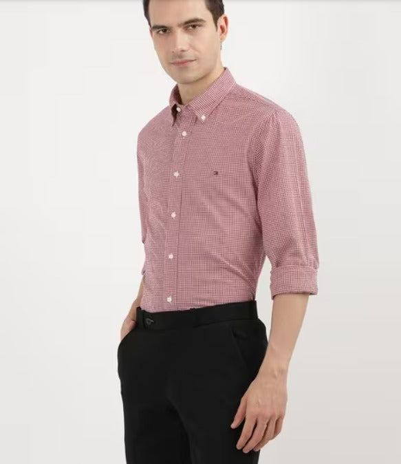 TOMMY HILFIGER  Men Regular Fit Striped Casual Shirt