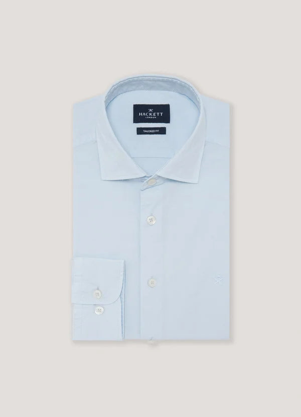 Hackett camisa popelín fit tailored