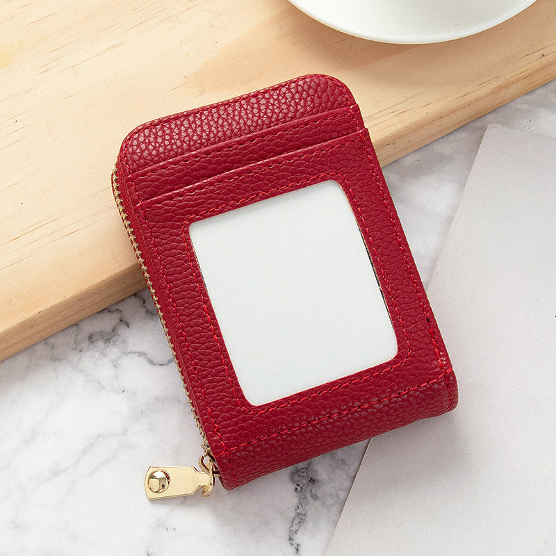 Card Holder Women's Anti-degaussing Mini And Simple Multi-function