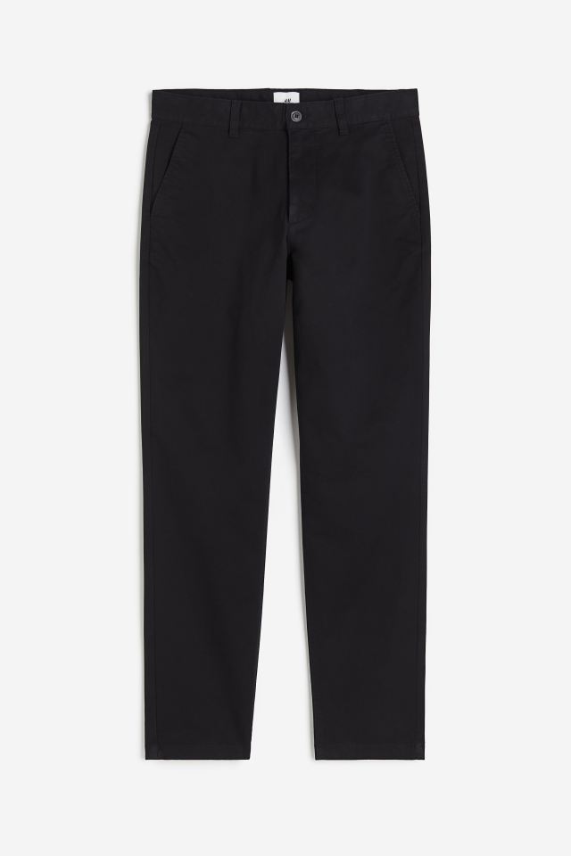 H&M men's slim fit cotton chinos