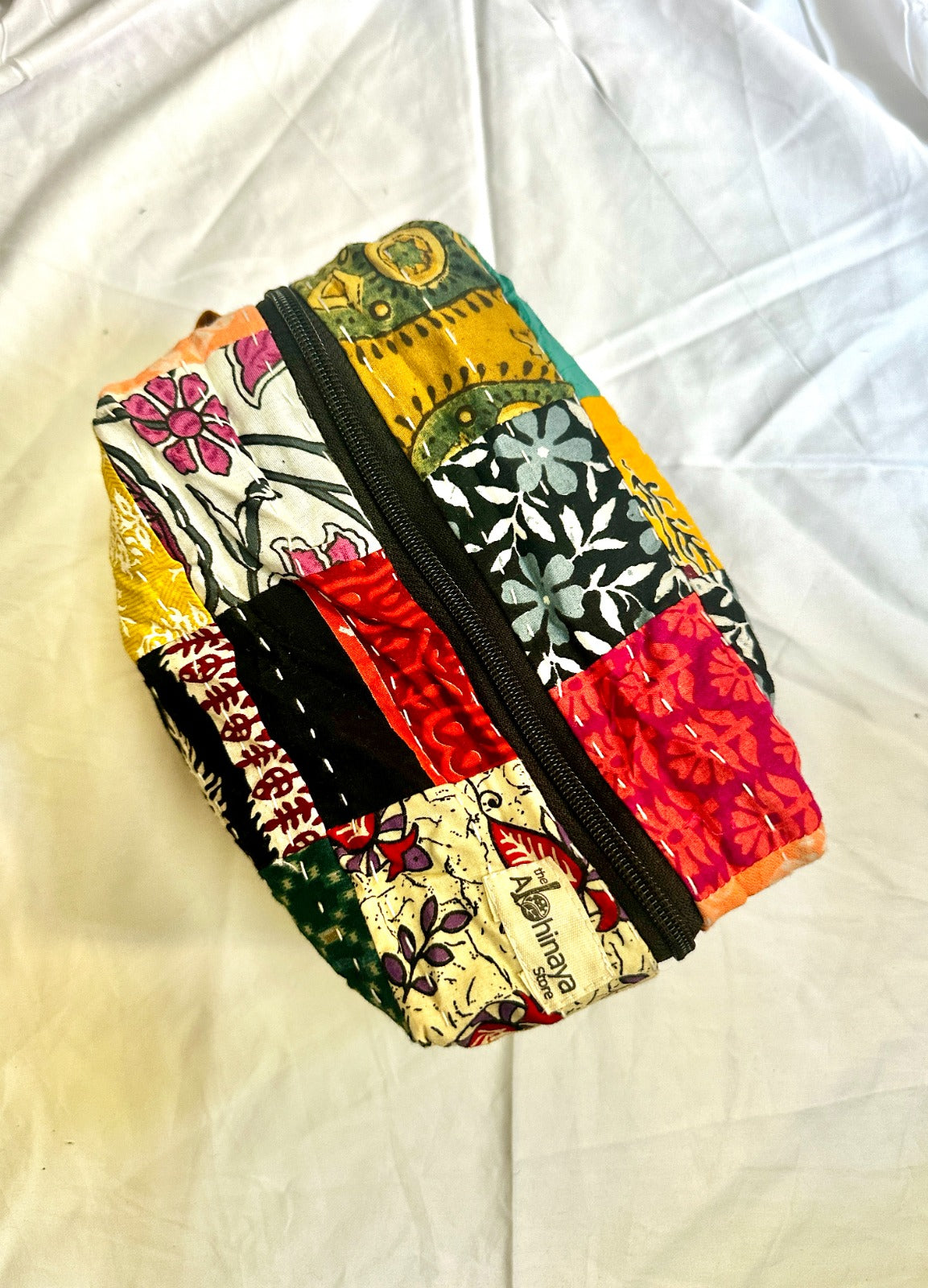 Handmade Travel Essentials Pouch – Limited Edition | Eco-Friendly Fabric