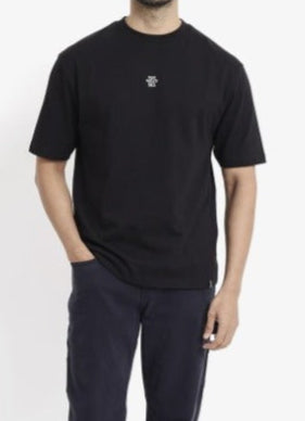 RARE RABBIT Men Graphic Printed Round Neck Cotton Oversized T-Shirt