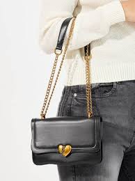 Styli Black Solid Sling Handbag