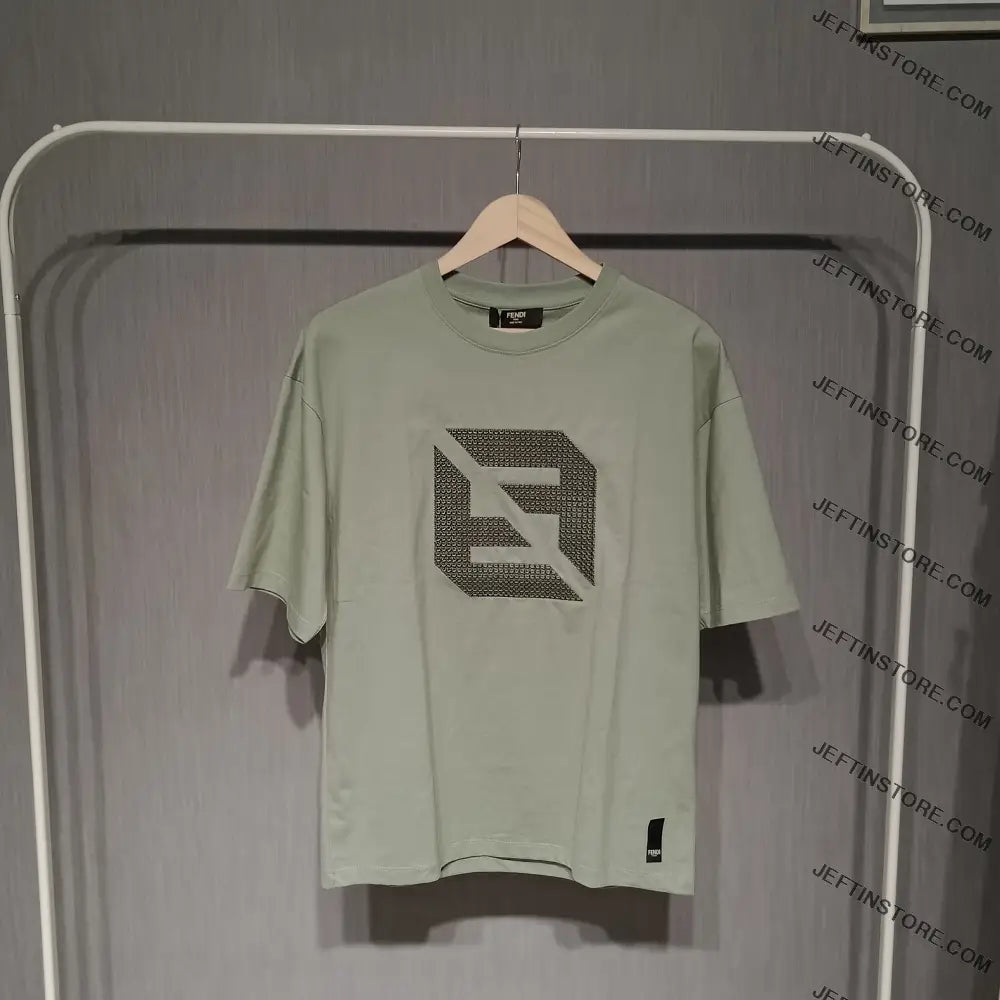 Fendi Men’s Oversized T-Shirts Olive / S