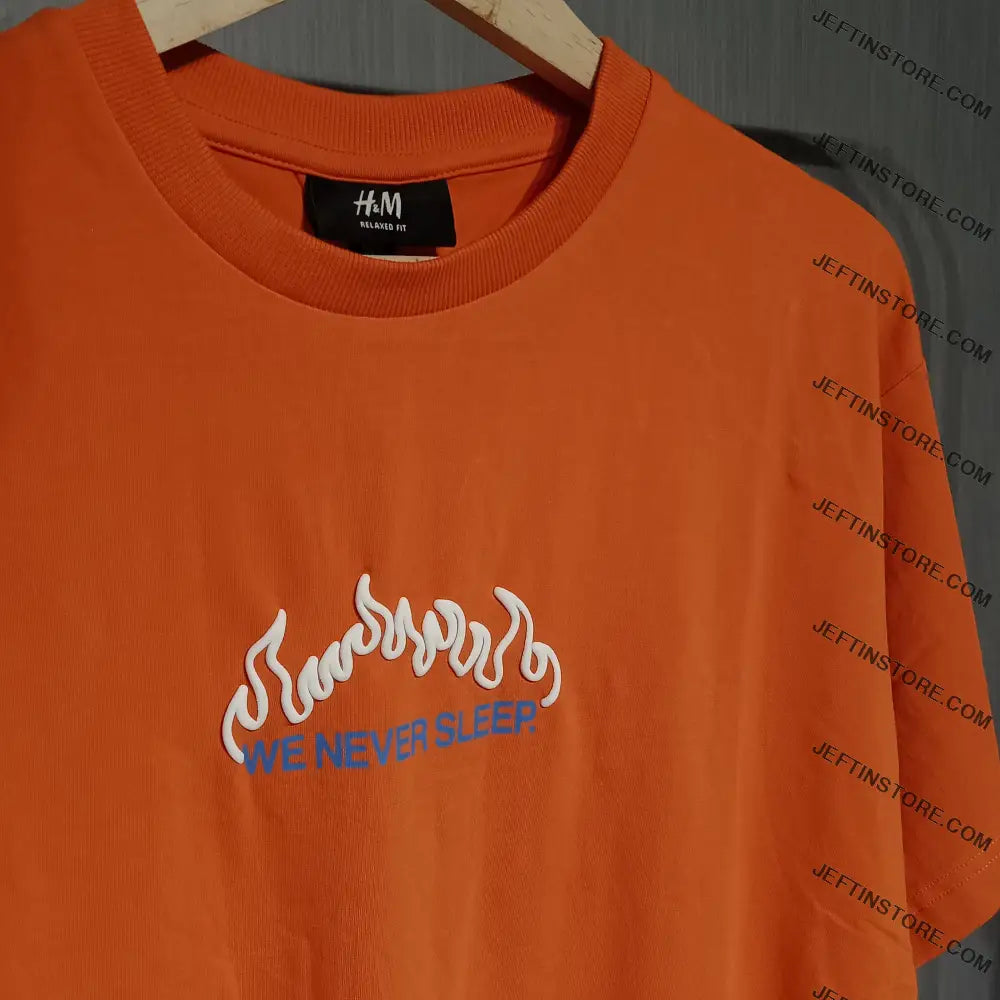 H&M Round Neck Oversized T-Shirt