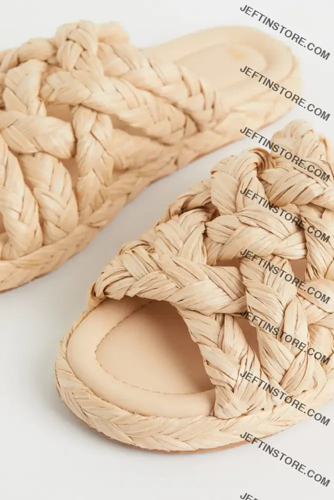 H&M Women’s Braided Slides (Size 37)