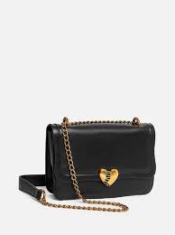 Styli Black Solid Sling Handbag