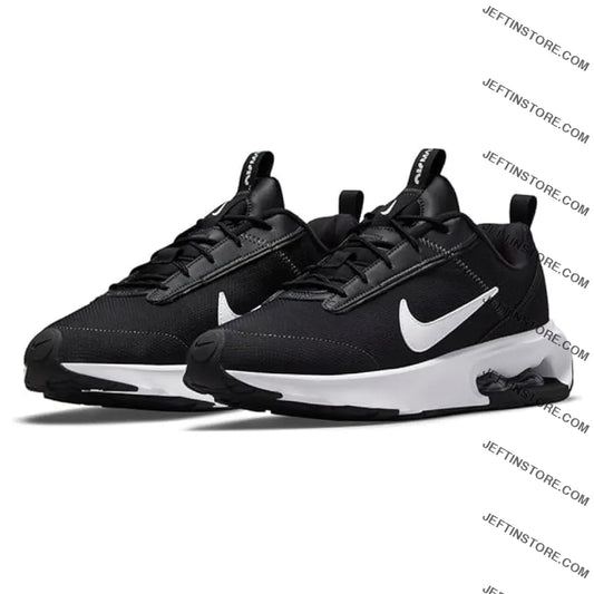 Nike Men Black Solid Air Max Intrlk Lite Regular Sneakers With Led Lights Training & Gym Uk8 Shoes