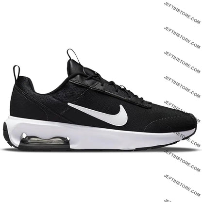 Nike Men Black Solid Air Max Intrlk Lite Regular Sneakers With Led Lights Training & Gym Uk8 Shoes