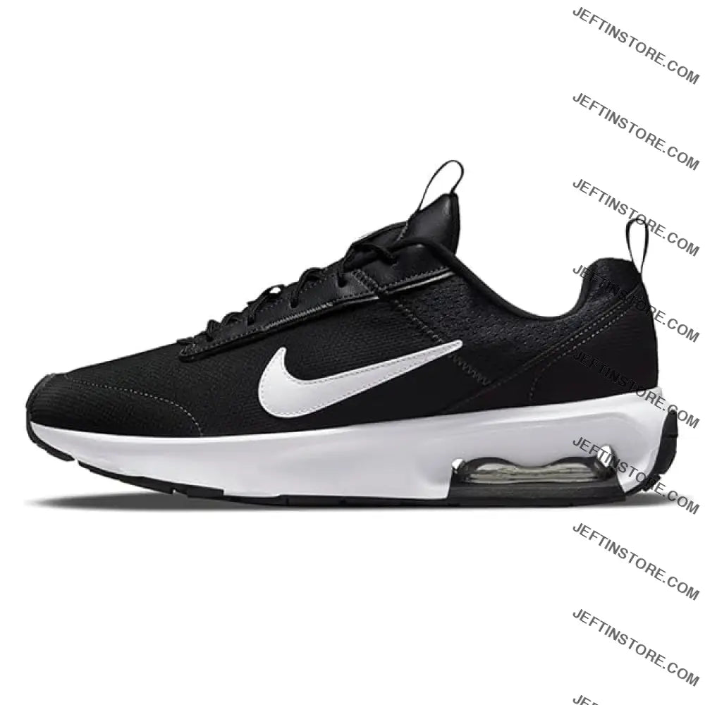 Nike Men Black Solid Air Max Intrlk Lite Regular Sneakers With Led Lights Training & Gym Uk8 Shoes