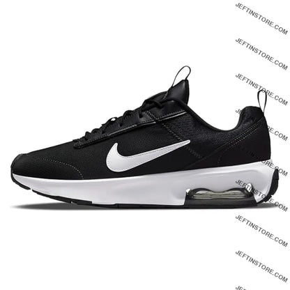 Nike Men Black Solid Air Max Intrlk Lite Regular Sneakers With Led Lights Training & Gym Uk8 Shoes