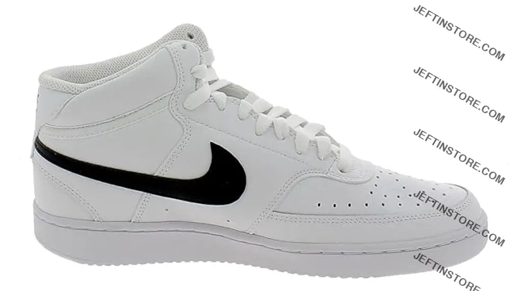 Nike Men’s Court Vision Mid Sneaker White/Blackwhite