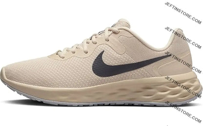 Nike Revolution 6 Nn-Oatmeal/Gridiron-Oxygen Uk8