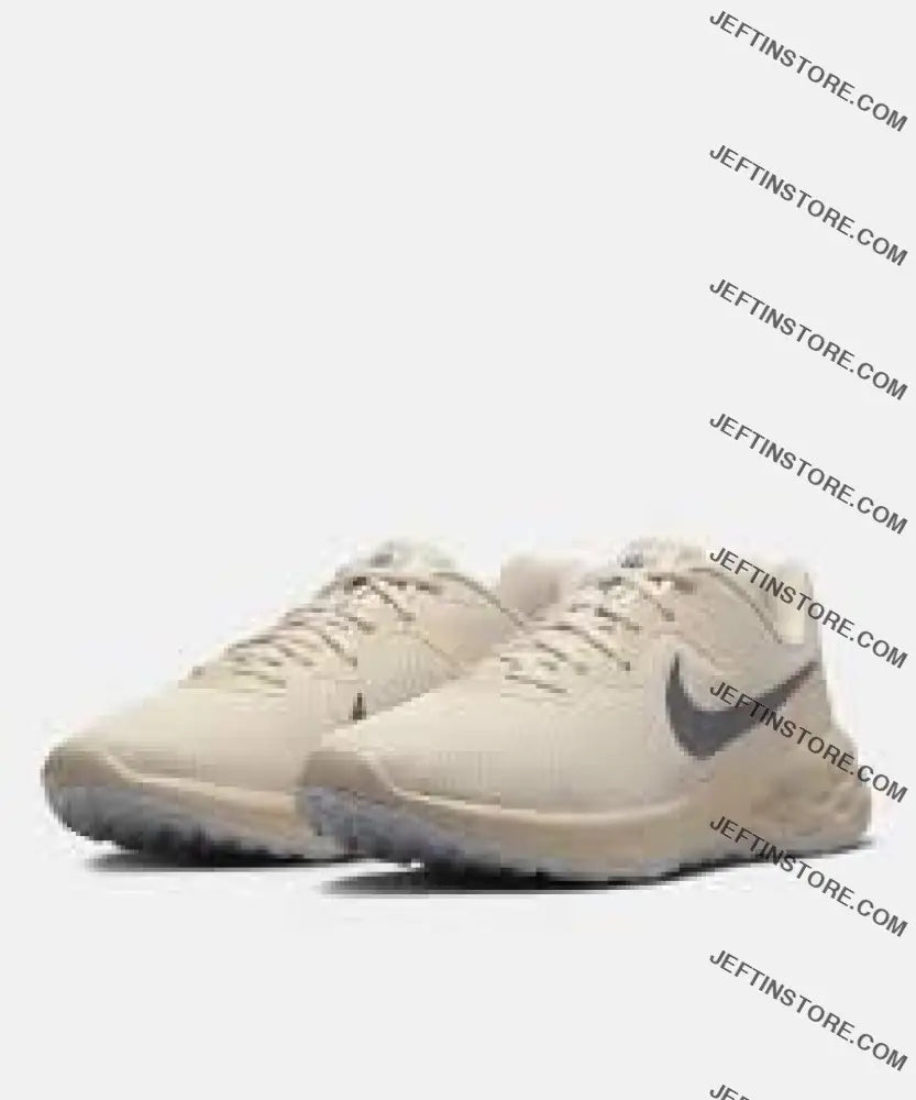 Nike Revolution 6 Nn-Oatmeal/Gridiron-Oxygen Uk8