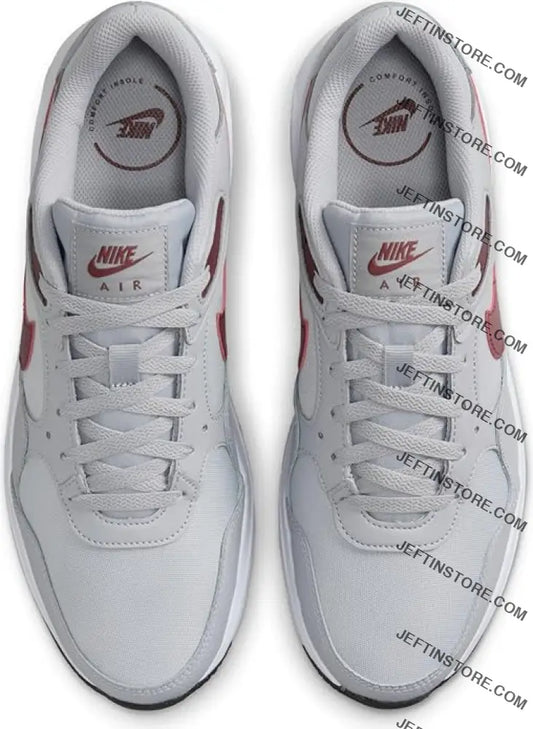 Nike Running Shoes Mens Air Max Sc-Wolf Grey/Dark Team Red-Burgundy Crush