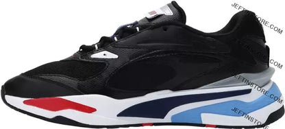 Puma Unisex Adult Bmw M Rs-Fast Motorsport Shoes Black-Marina-High Risk Sneaker Uk8