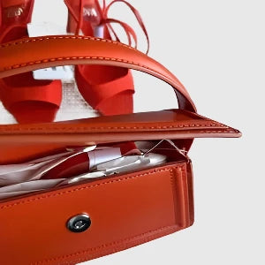 Zara mini purse micro bag orange