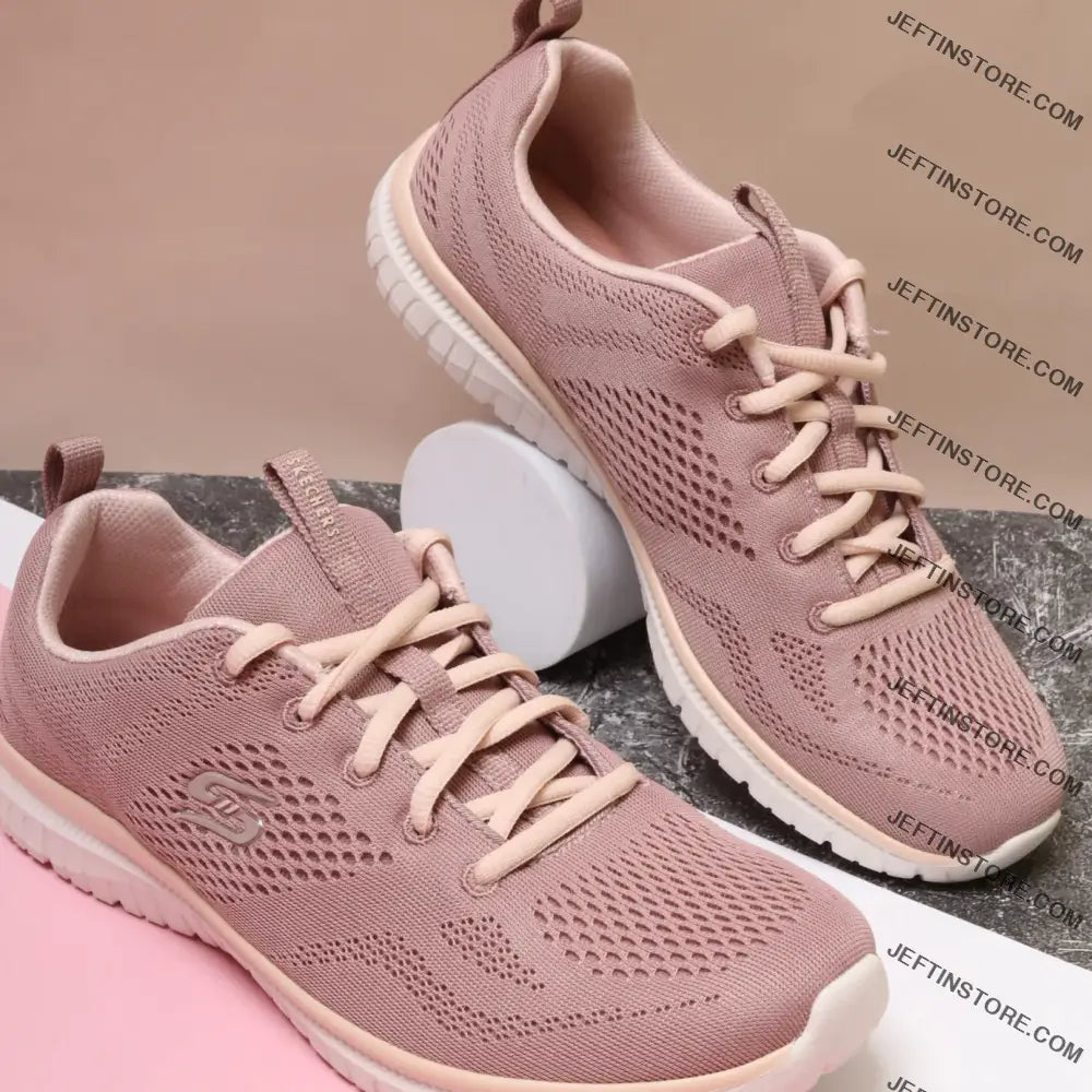 Skechers Women’s Virtue Kind Favor Taupe Pink / Uk6