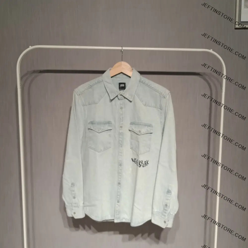 Zara Men’s Denim Jacket Blue / S