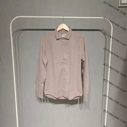 Zara Men’s Textured Shirt Pink / S